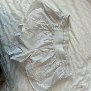 White LuLulemon shorts size 10